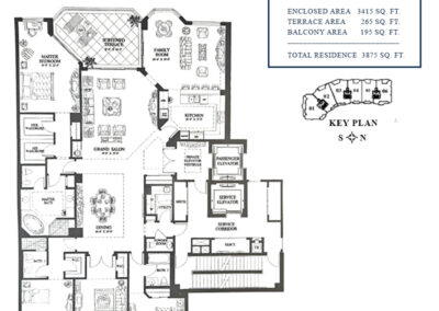 Trieste at Bay Colony Floor Plan 5